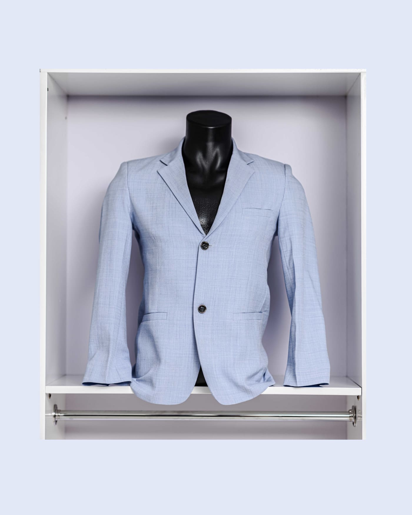 Powder Blue Linen Blazer