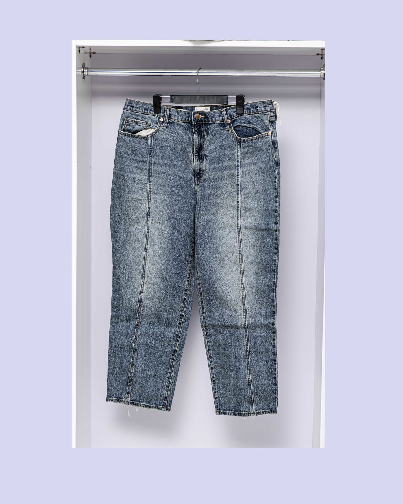 Stonewash Straight Jeans — image 1