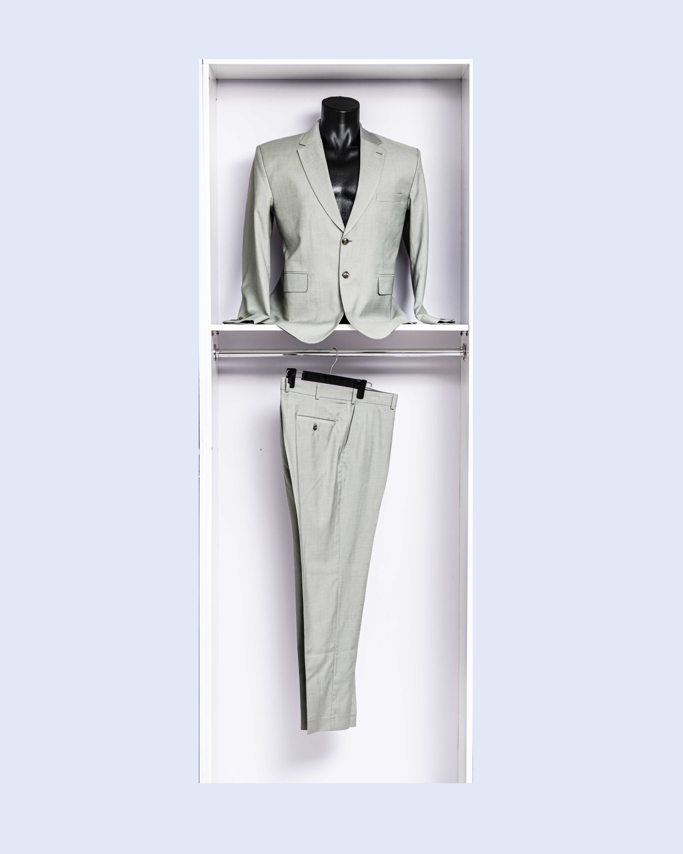 Mint Linen Two-Piece Suit