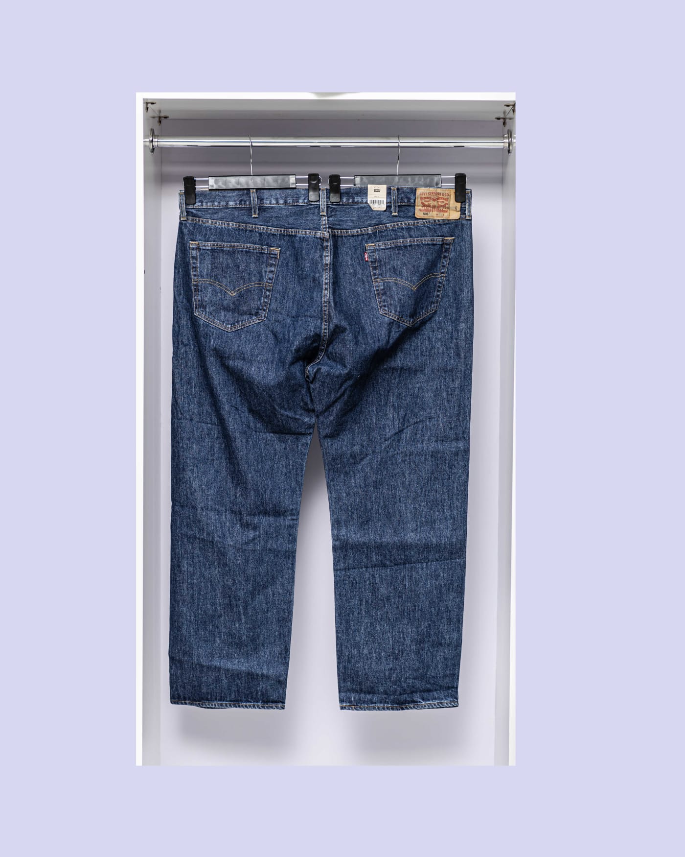 Mid Blue Straight Jeans — image 1