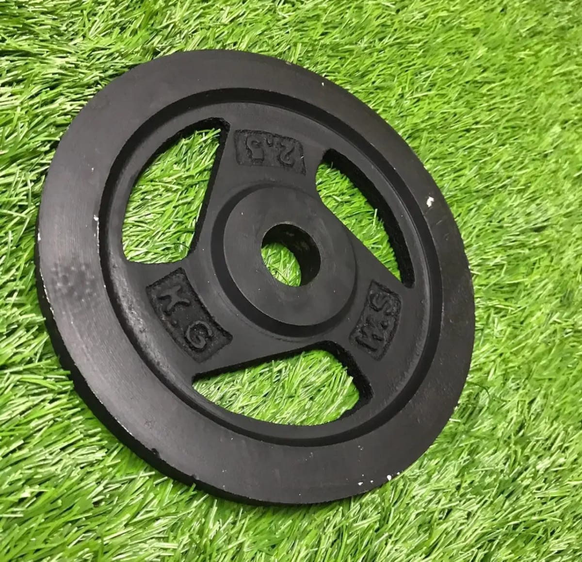 5 kg Black Weight Plate Bangladesh – Cast Iron Dumbbell Plate for Home Gym