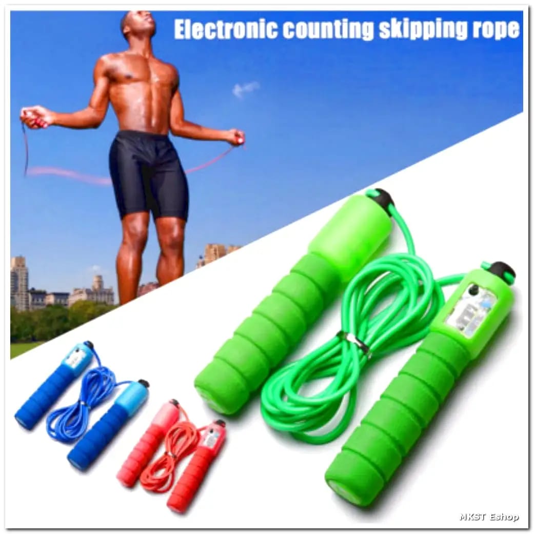 Digital Jump Rope with Counter – Adjustable Speed Skipping Rope