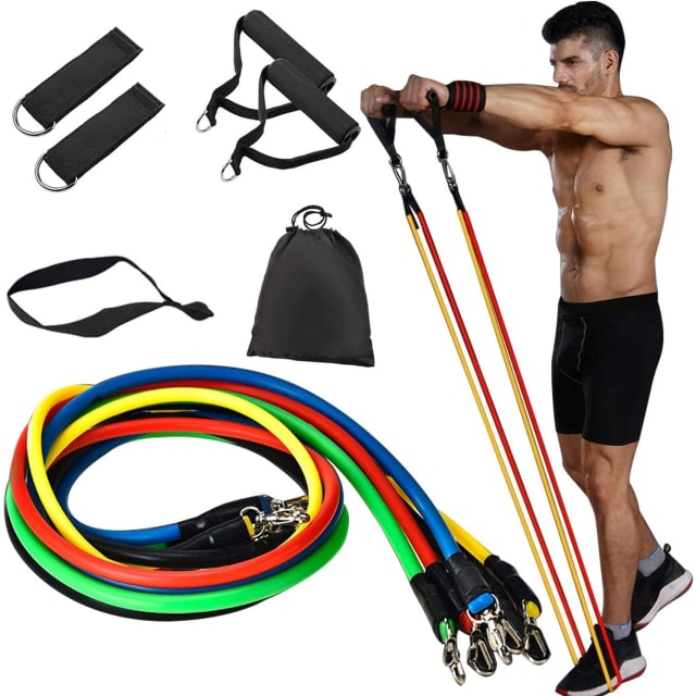 Fitness Resistance Band 11 Pcs Set