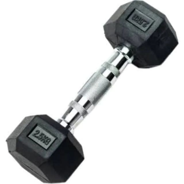 Hex Dumbbell 2.5 Kg – 1 Piece Iron Dumbbell Bangladesh