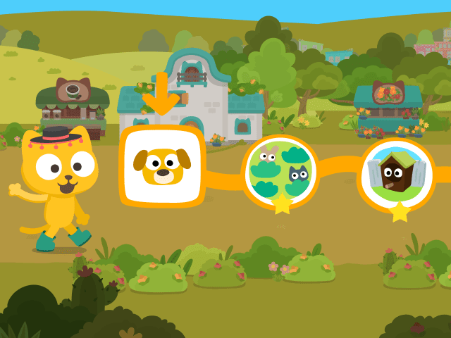 Screenshot of Studycat's Spanish learning app