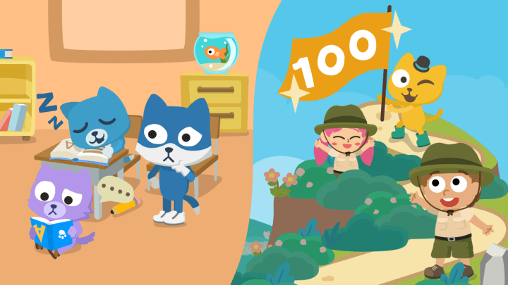 Studycat reaching the top with Happy Kid's