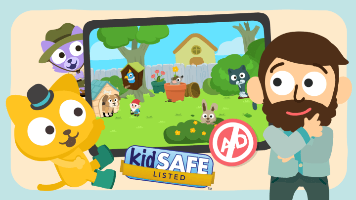 Parents choose Studycat language apps for ads free design