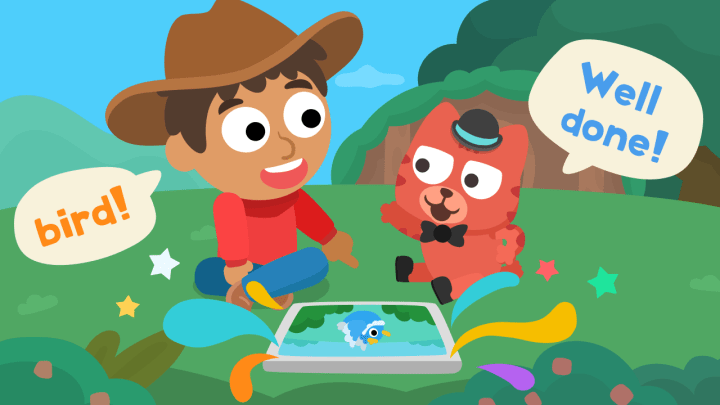 The best kids English language Android app for fun daily practice