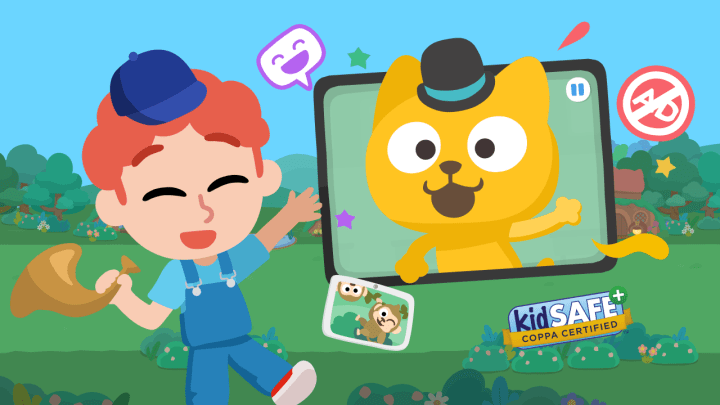 Studycat learning features designed to keep young children engaged and boost vocabulary retention.