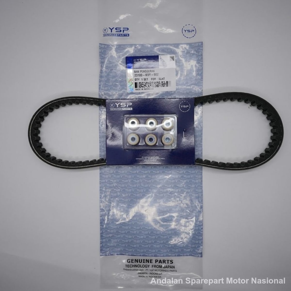 Foto Vanbelt Assy + Roller Set 23100-KVY-BA1