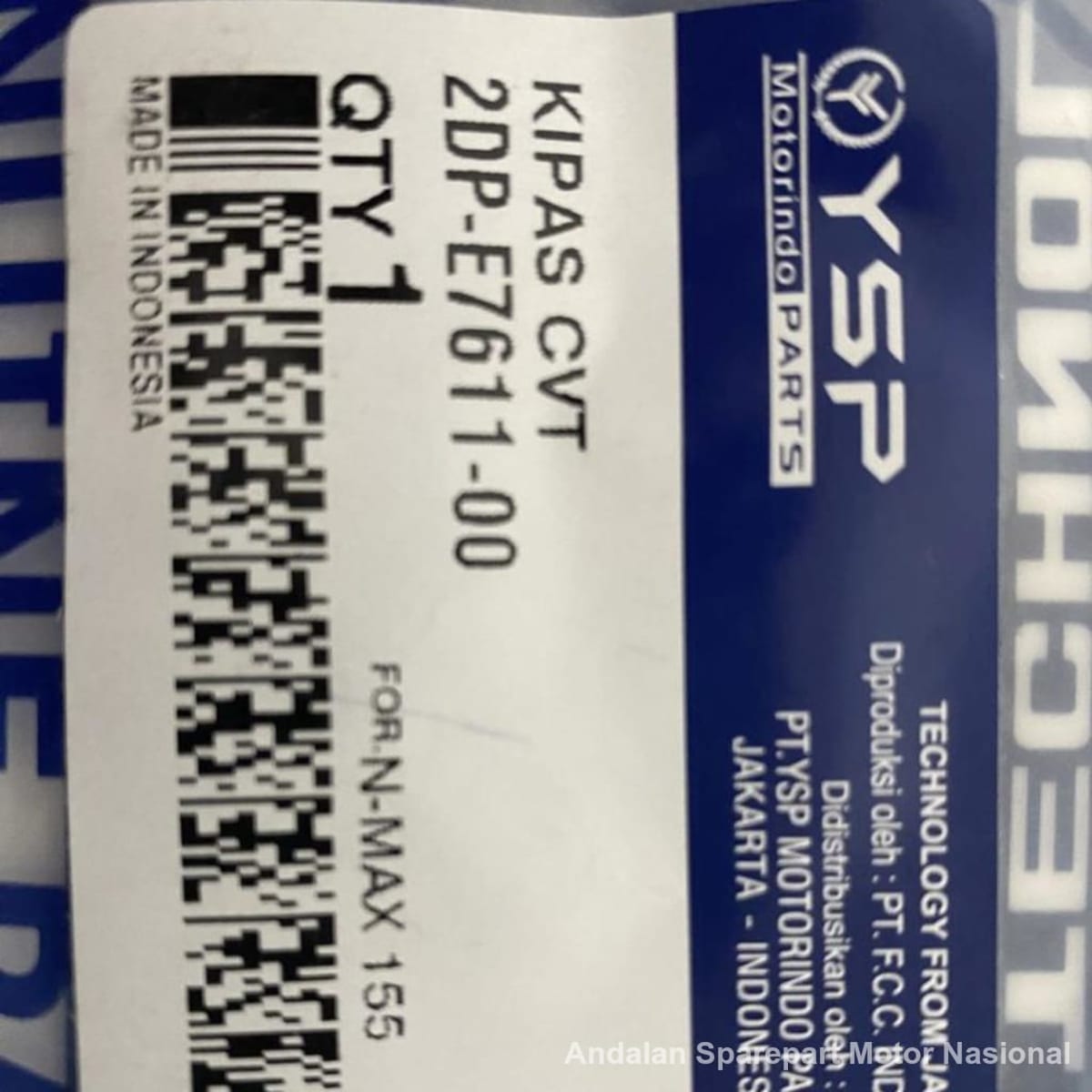 Foto Kipas CVT 2DP-E7611-00