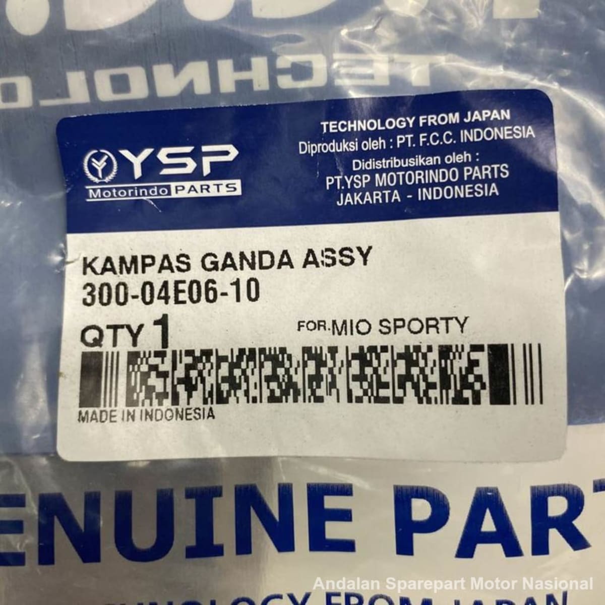 Foto Kampas Ganda Assy Kopling 300-04E06-10