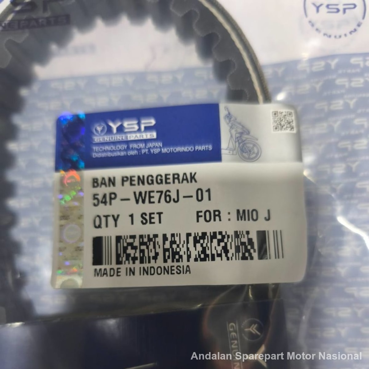 Foto Vanbelt Assy + Roller Set 54P-WE76J-01