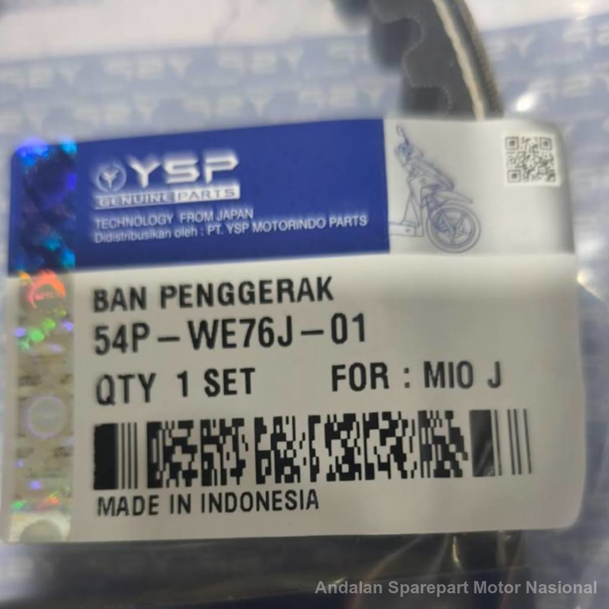 Foto Vanbelt Assy + Roller Set 54P-WE76J-01