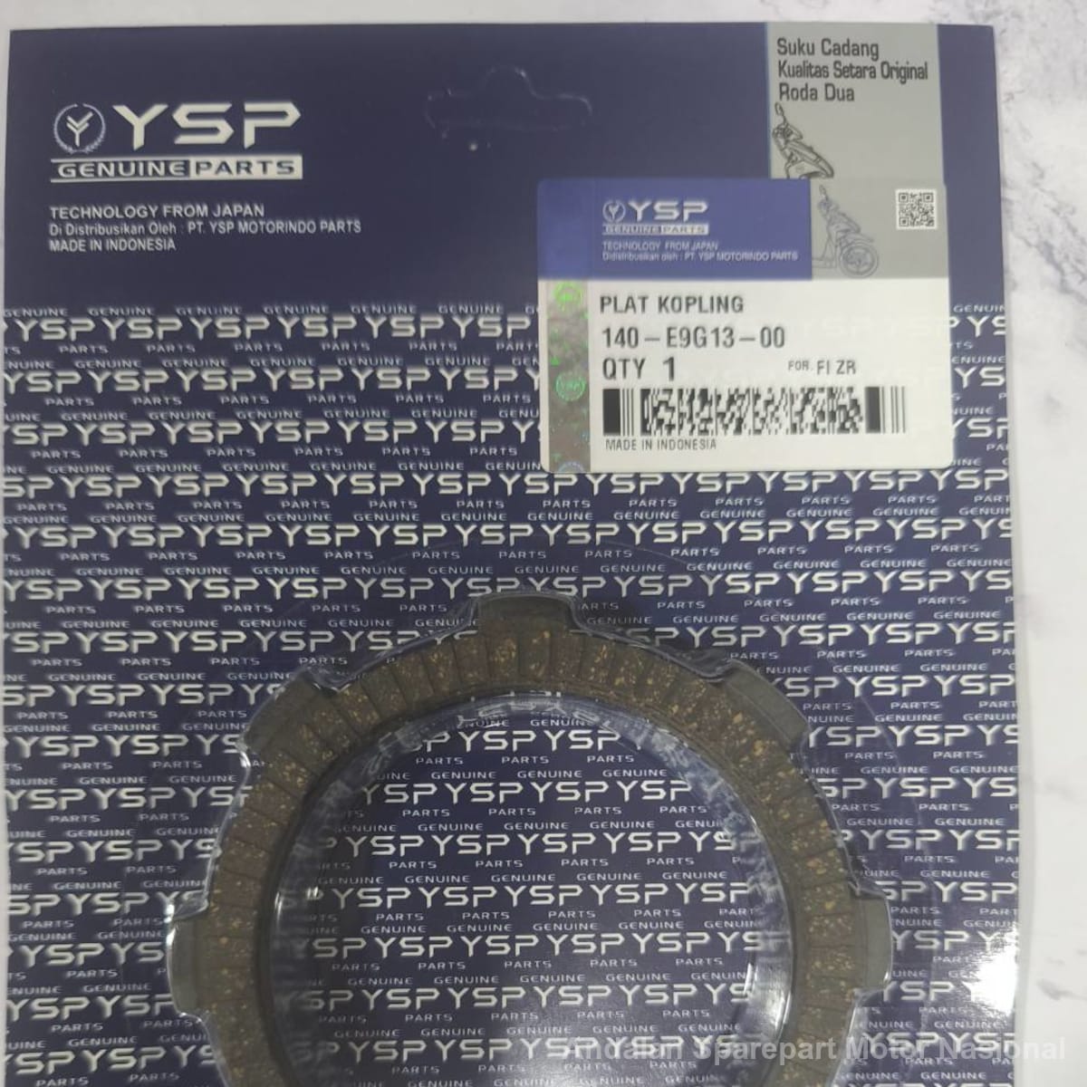 Foto Plat Kopling FI ZR 4WH 140-E9G13-00 Ori FCC YSP Genuine 140-E9G13-00