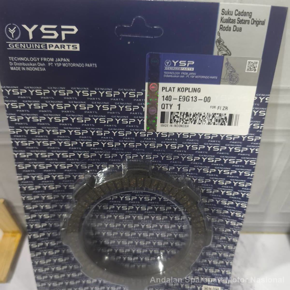 Foto Plat Kopling FI ZR 4WH 140-E9G13-00 Ori FCC YSP Genuine 140-E9G13-00