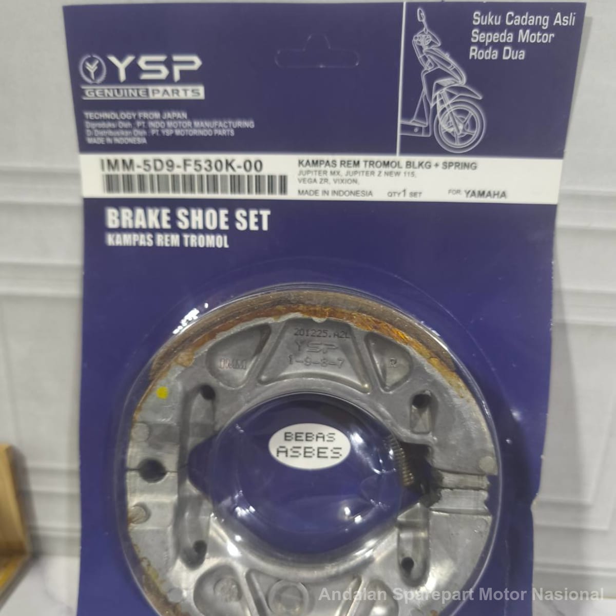Foto Kampas Rem Tromol + Spring IMM-5D9-F530K-00
