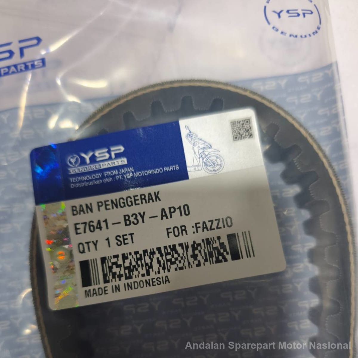 Foto Vanbelt Assy + Roller Set E7641-B3Y-AP10