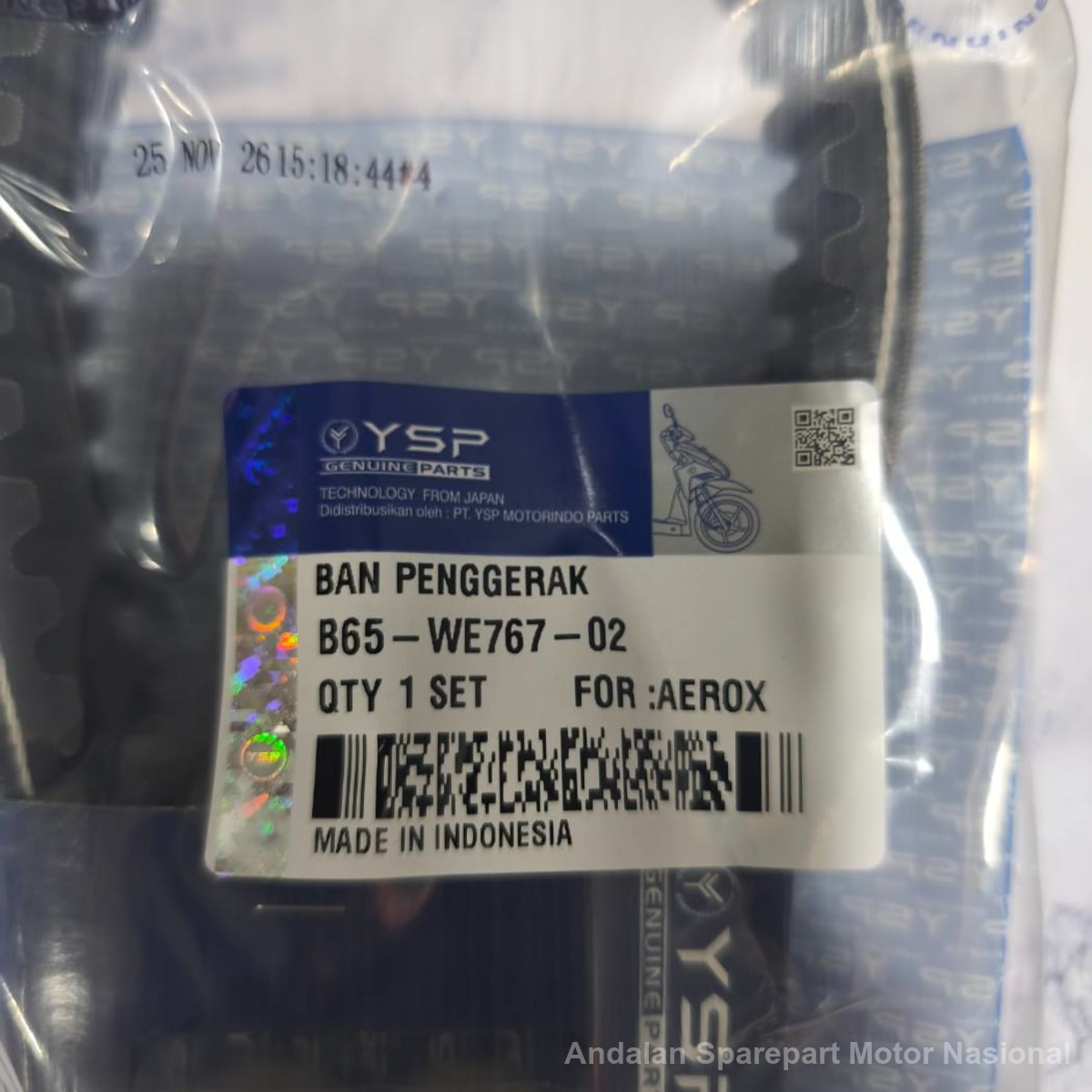 Foto Vanbelt Assy + Roller Set B65-WE767-02