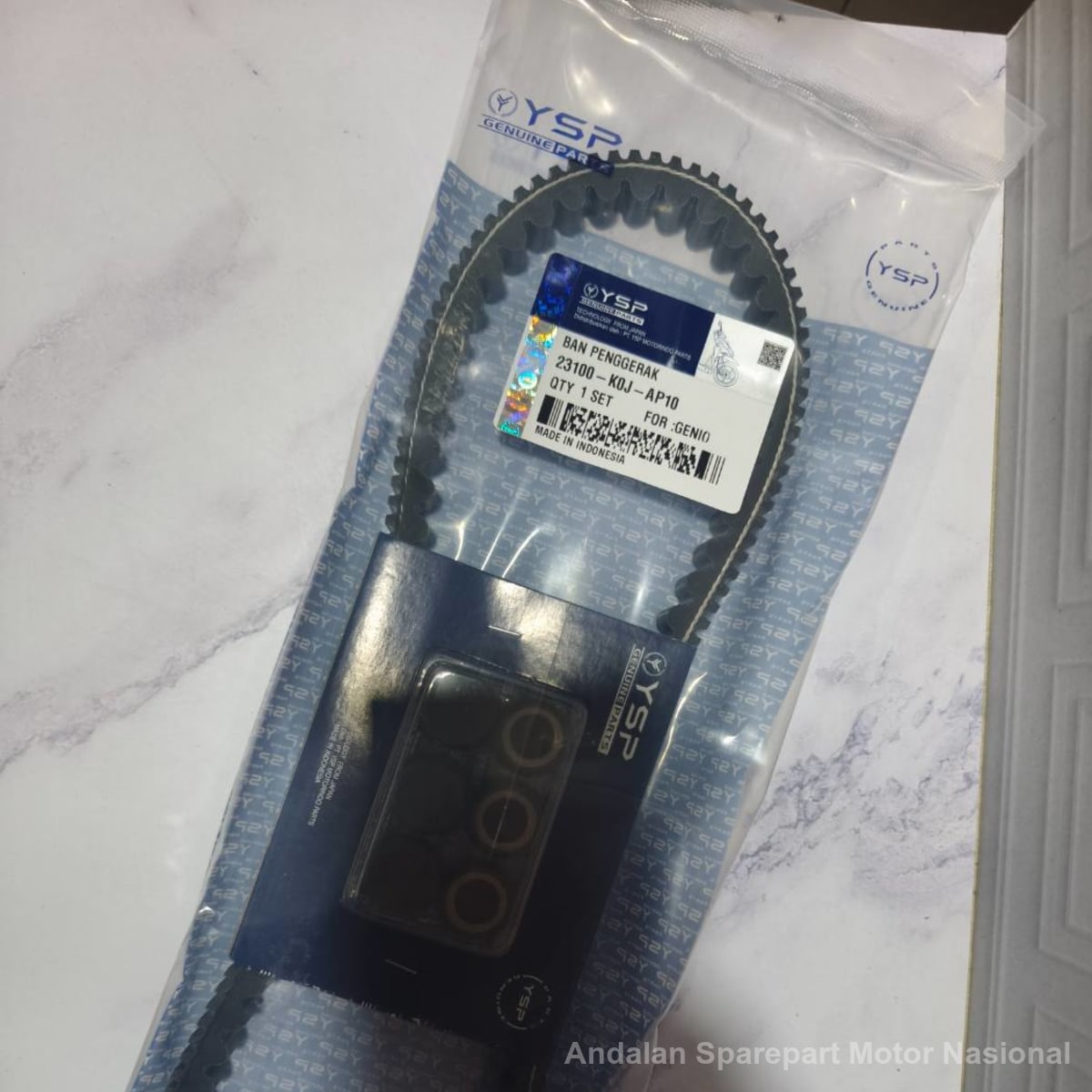 Foto Vanbelt Assy + Roller Set 23100-K0J-AP10
