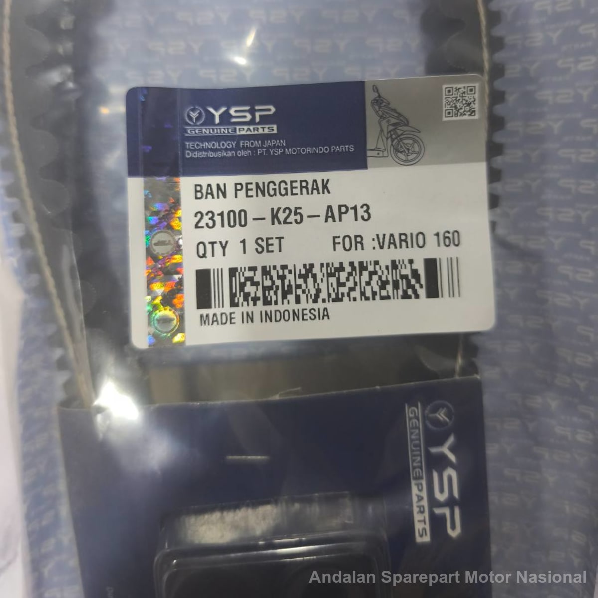 Foto Vanbelt Assy + Roller Set 23100-K25-AP13