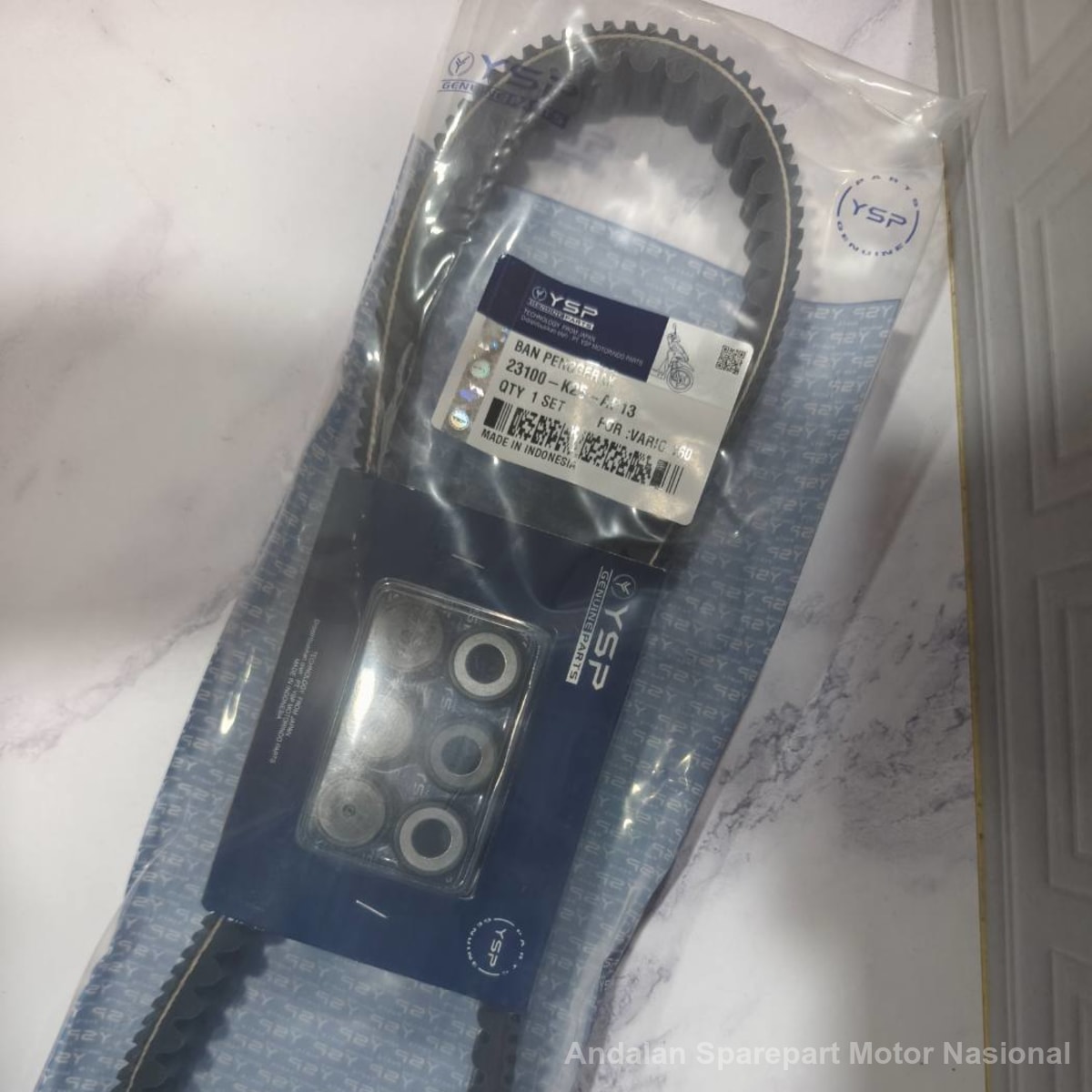Foto Vanbelt Assy + Roller Set 23100-K25-AP13