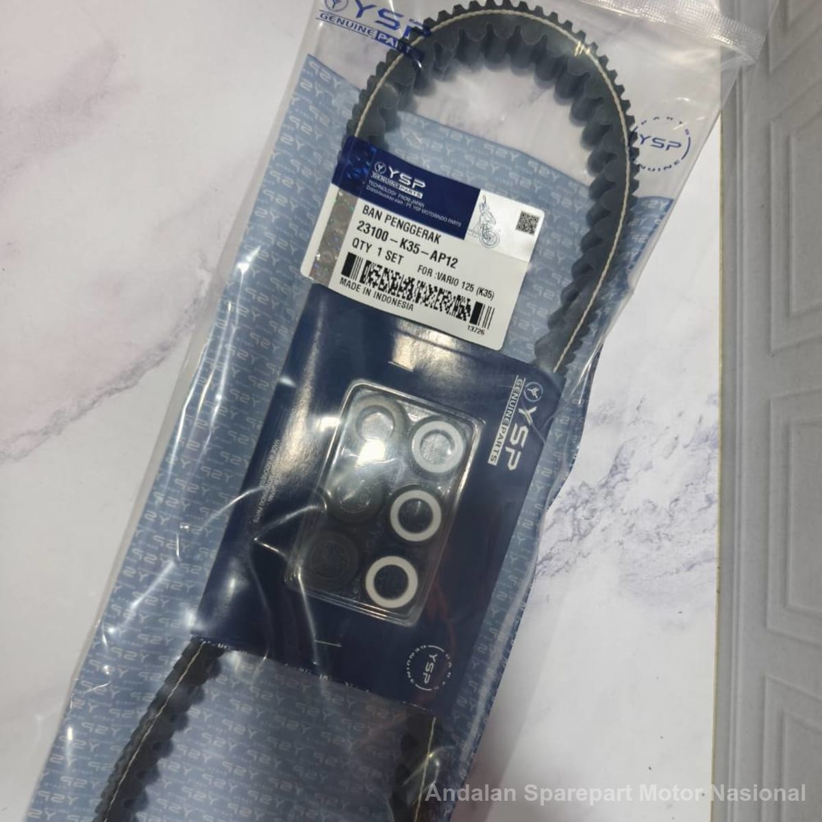 Foto Vanbelt Assy + Roller Set 23100-K35-AP12