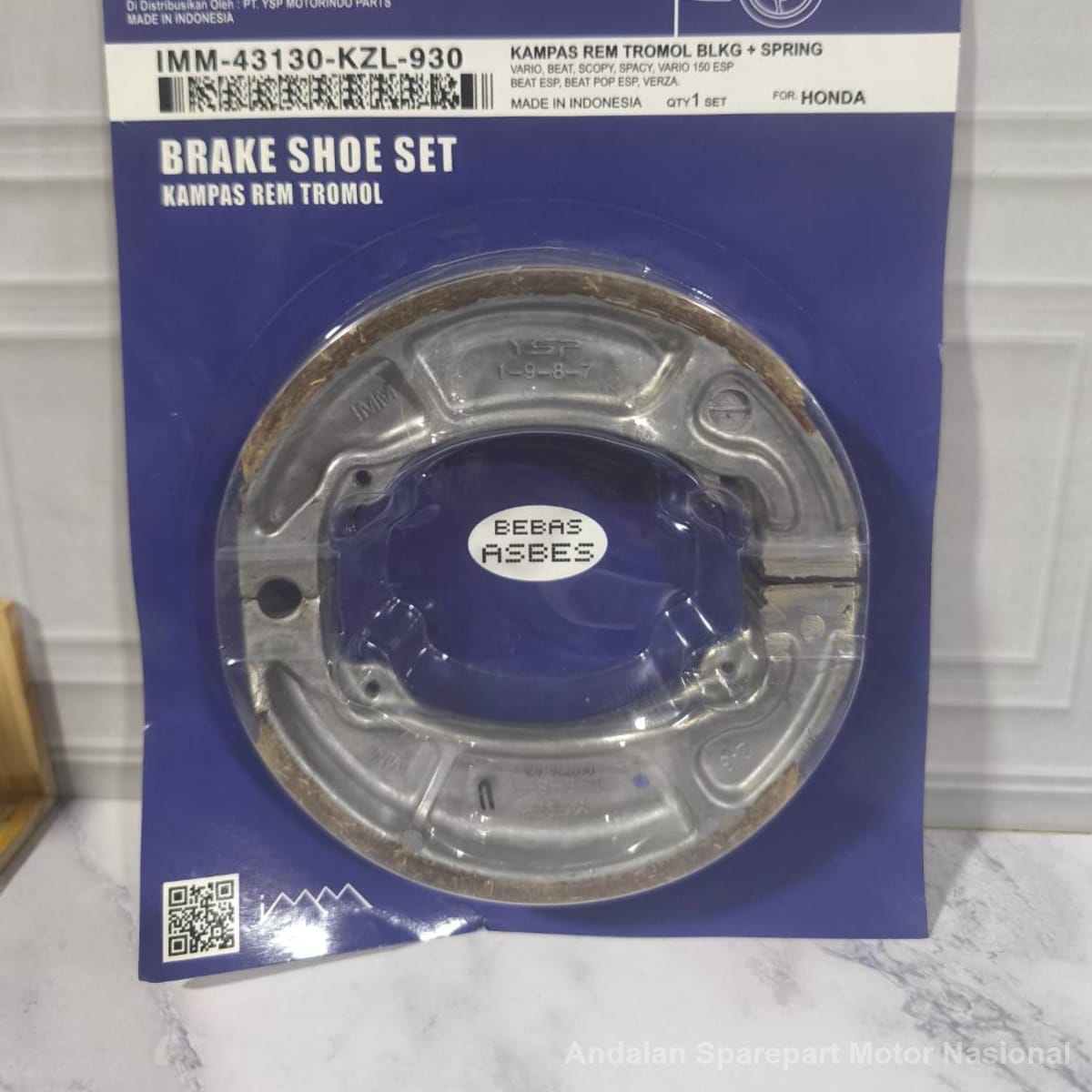 Foto Kampas Rem Tromol + Spring 43130-KZL-930