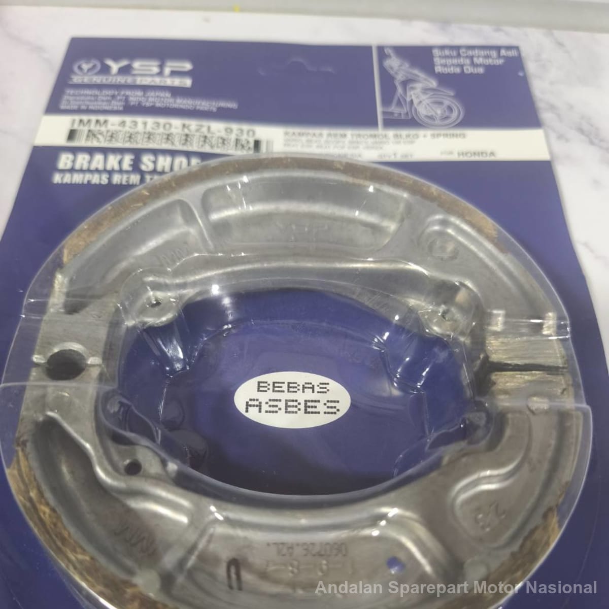 Foto Kampas Rem Tromol + Spring 43130-KZL-930