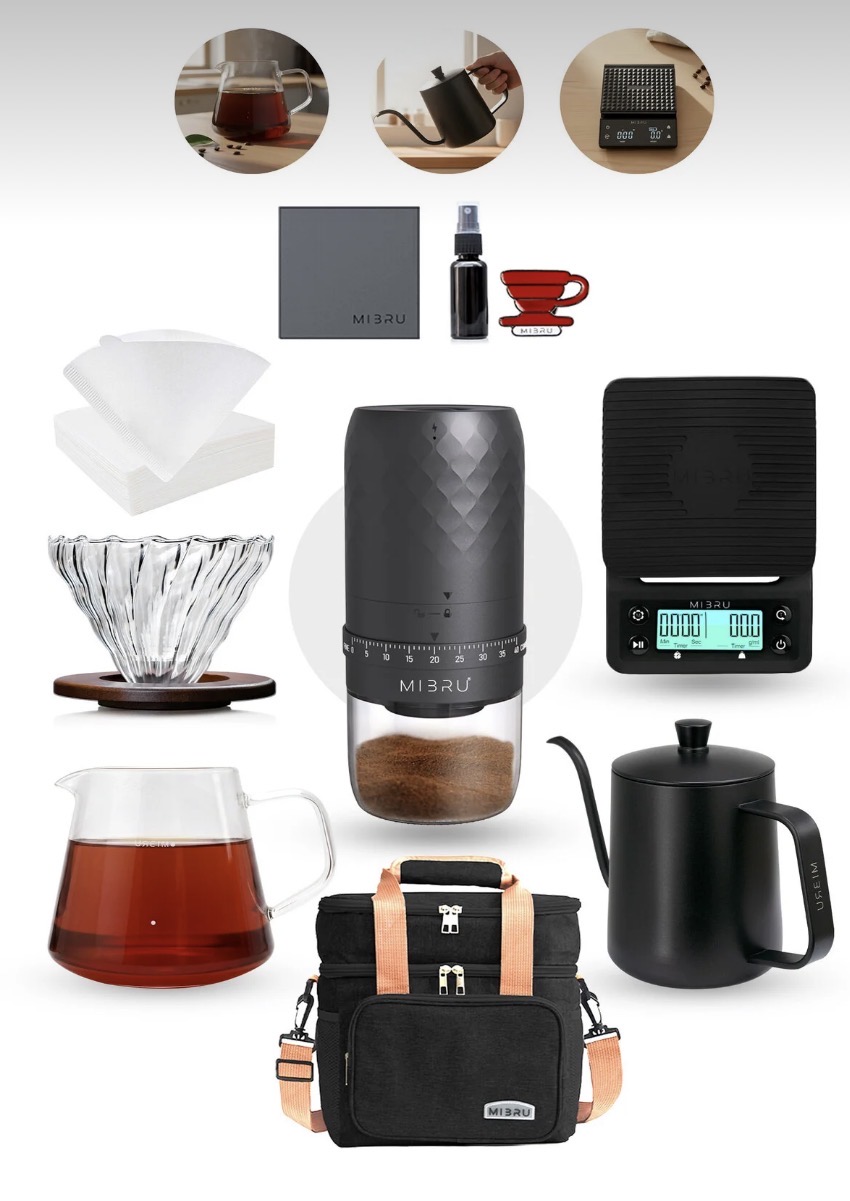 بكج ادوات v60 المطور مكونة من 11 قطعة