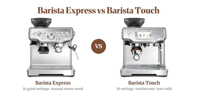Breville Barista Express vs Barista Touch (2026)
