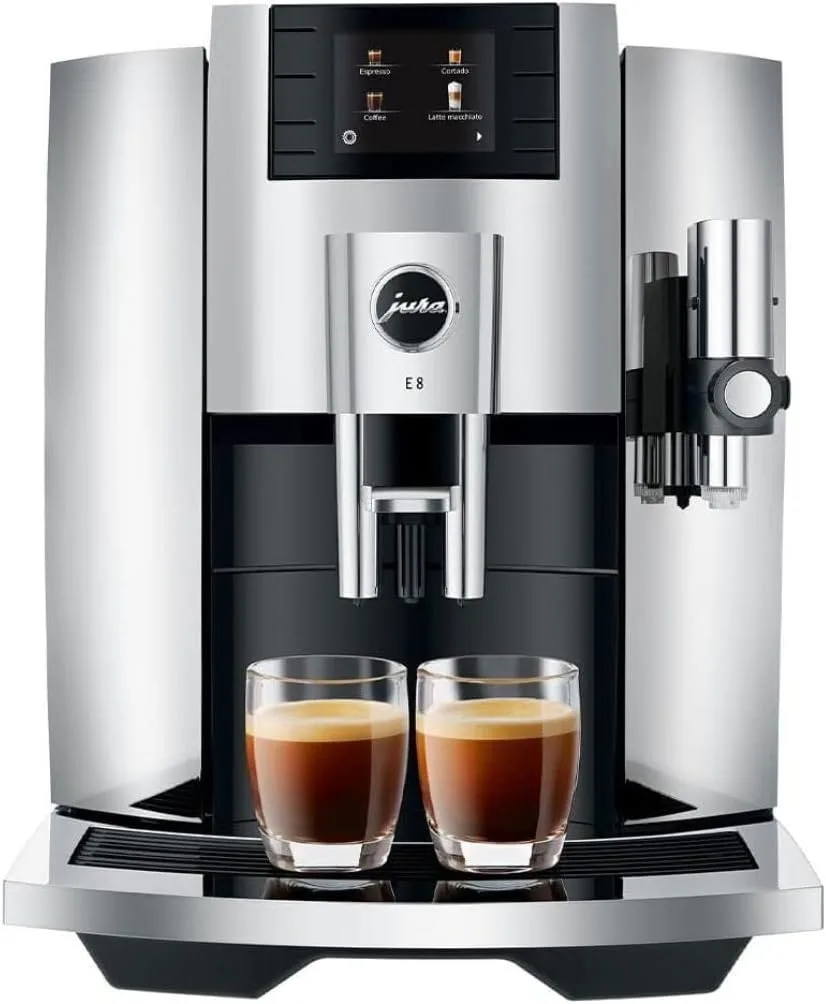Jura E8 Chrome automatic coffee machine