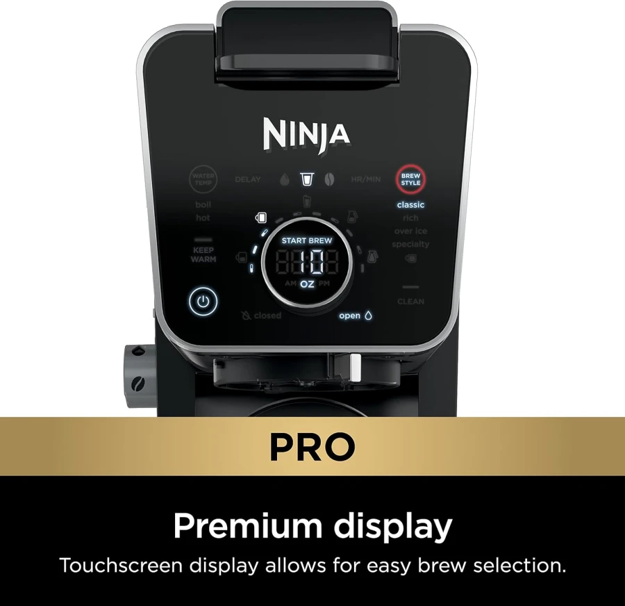 Ninja DualBrew Pro with dual brewing systems for K-Cups and ground coffee