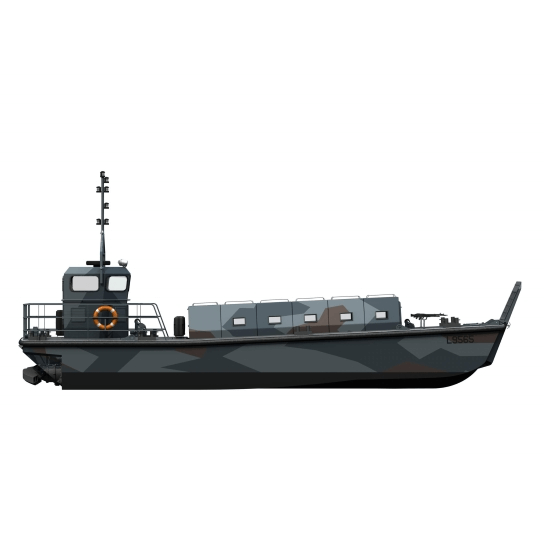 LCVP 1604 Landing Craft Vehicle Personnel Damen
