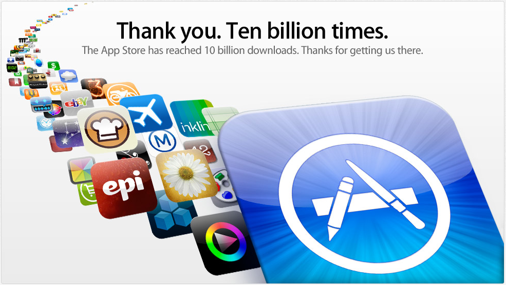 Photo of Say hello to 10,000,000,000 little downloads of mobile apps