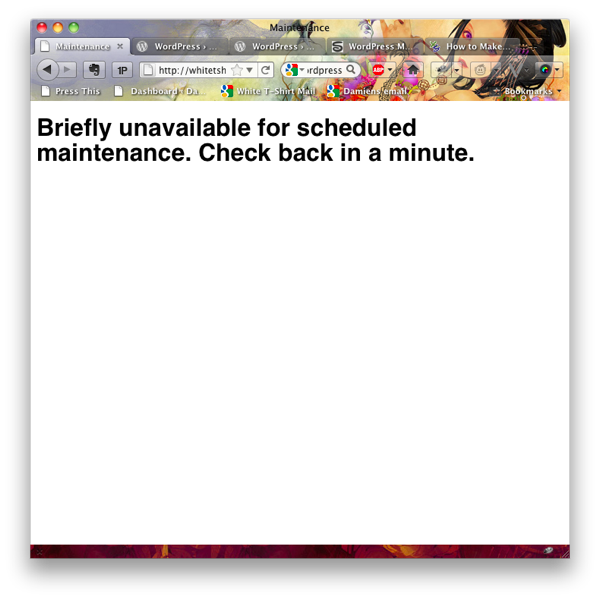Photo of Make a Custom Maintenance Page for WordPress