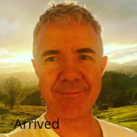 Picture of Damien, first day post Hotel Quarantine in Australia