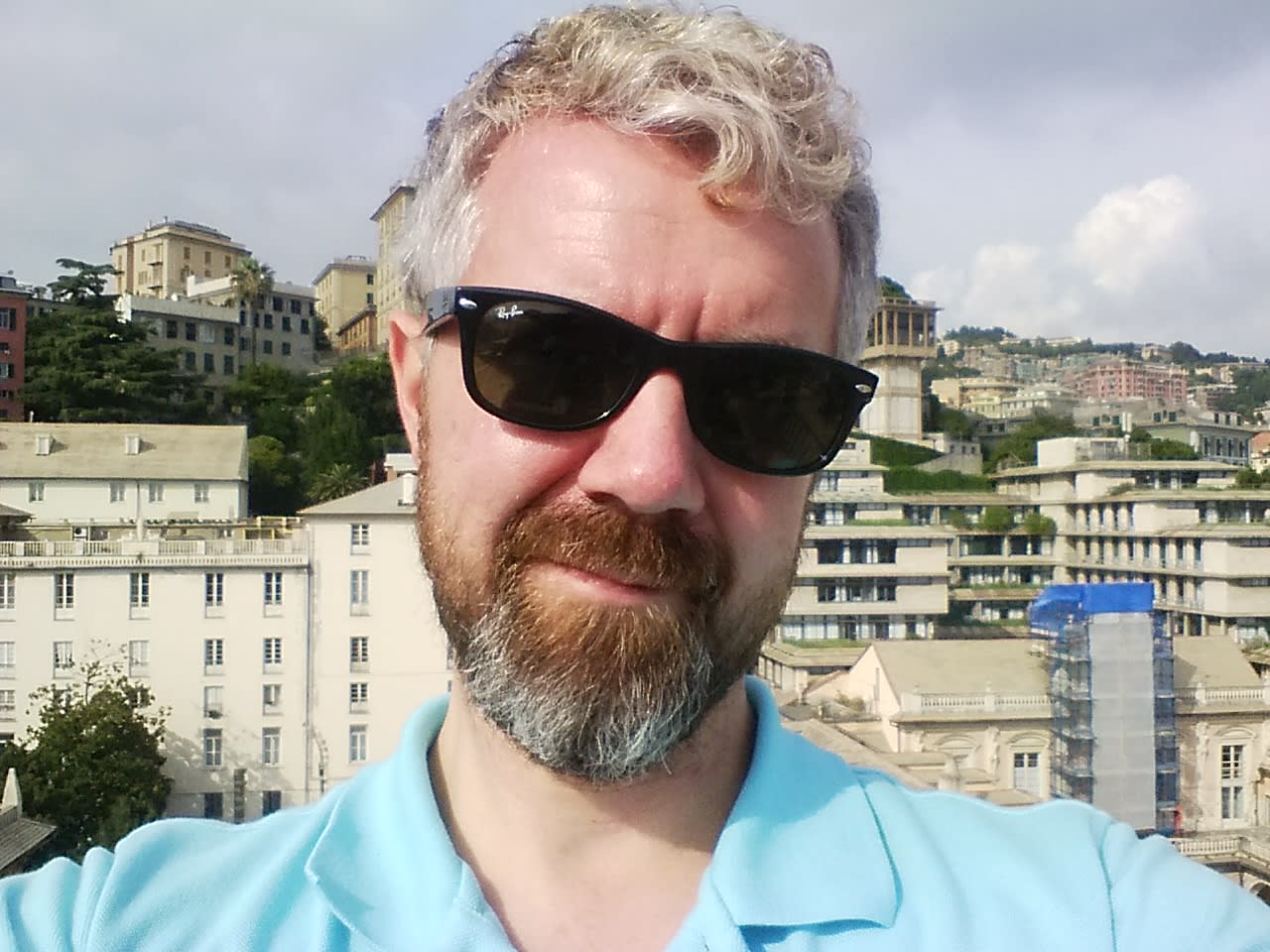 picture of Damien Saunders in Genoa Italy