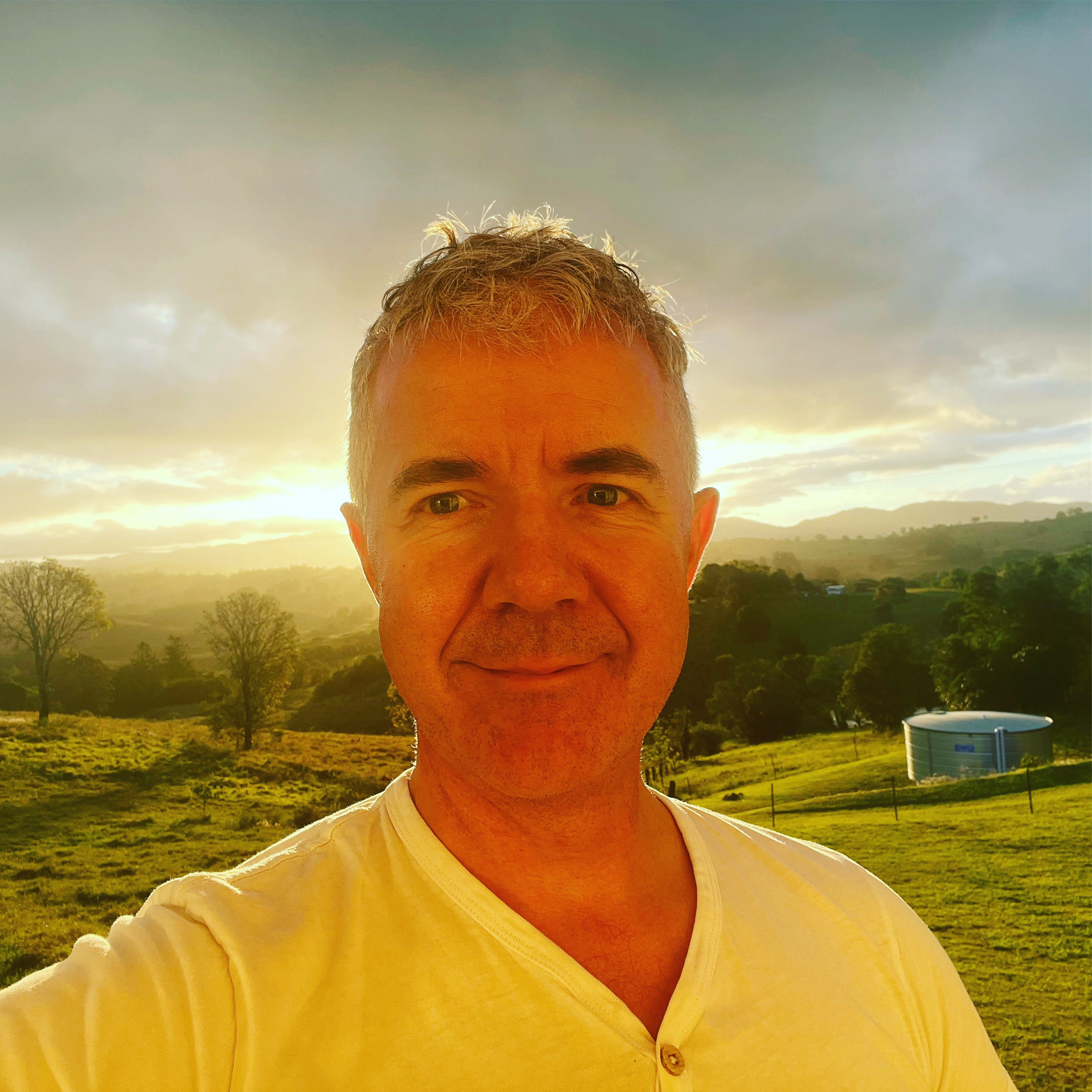 Picture of Damien, first day post Hotel Quarantine in Australia