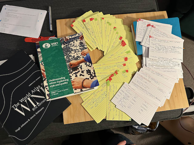 Damien writes about studying for WSET Level 3 Award in wine Damien writes about studying for WSET Level 3 Award in wine