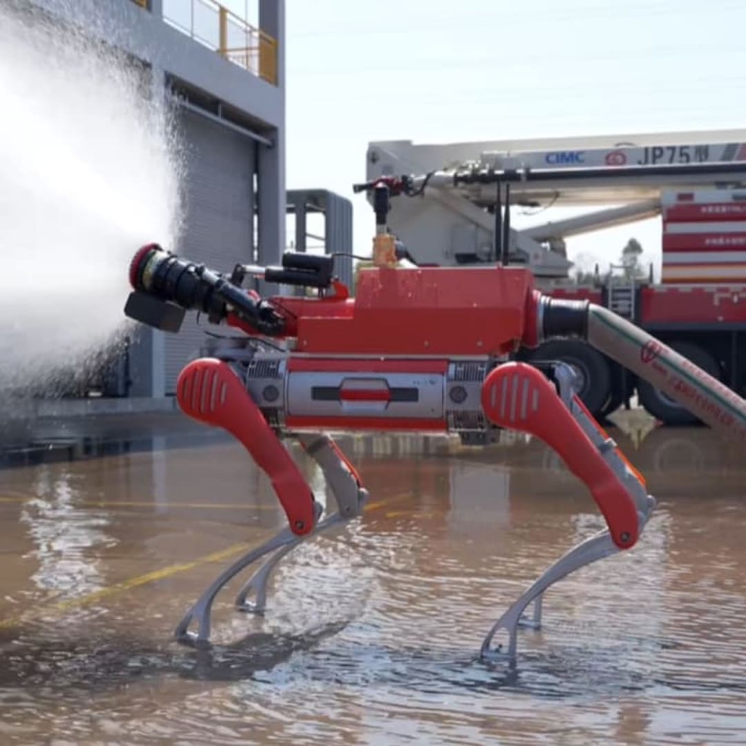 Unitree Luncurkan Robot Quadruped Canggih untuk Bantu Pemadam Kebakaran