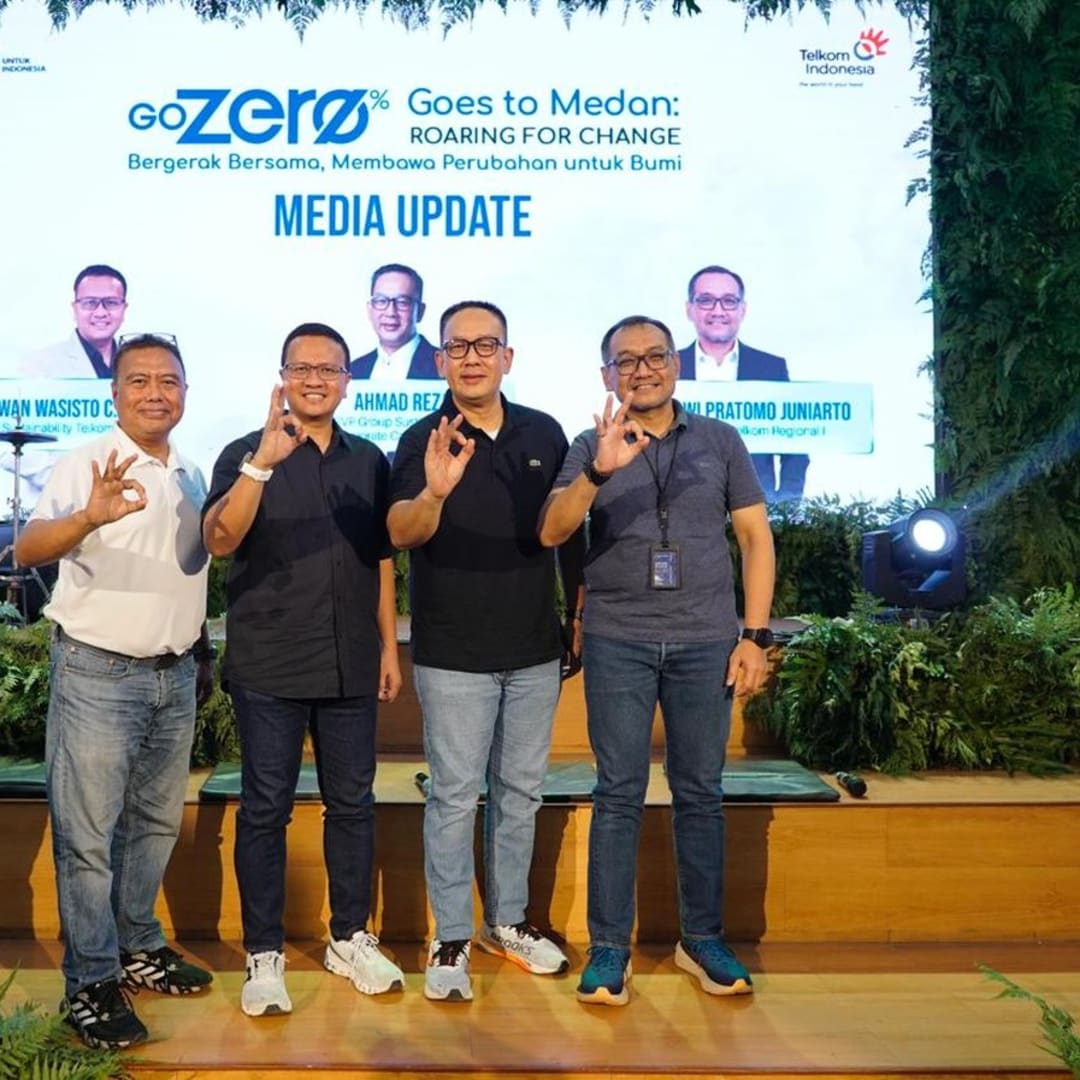 Telkom Dorong Keberlanjutan Lewat Program GoZero% di Medan