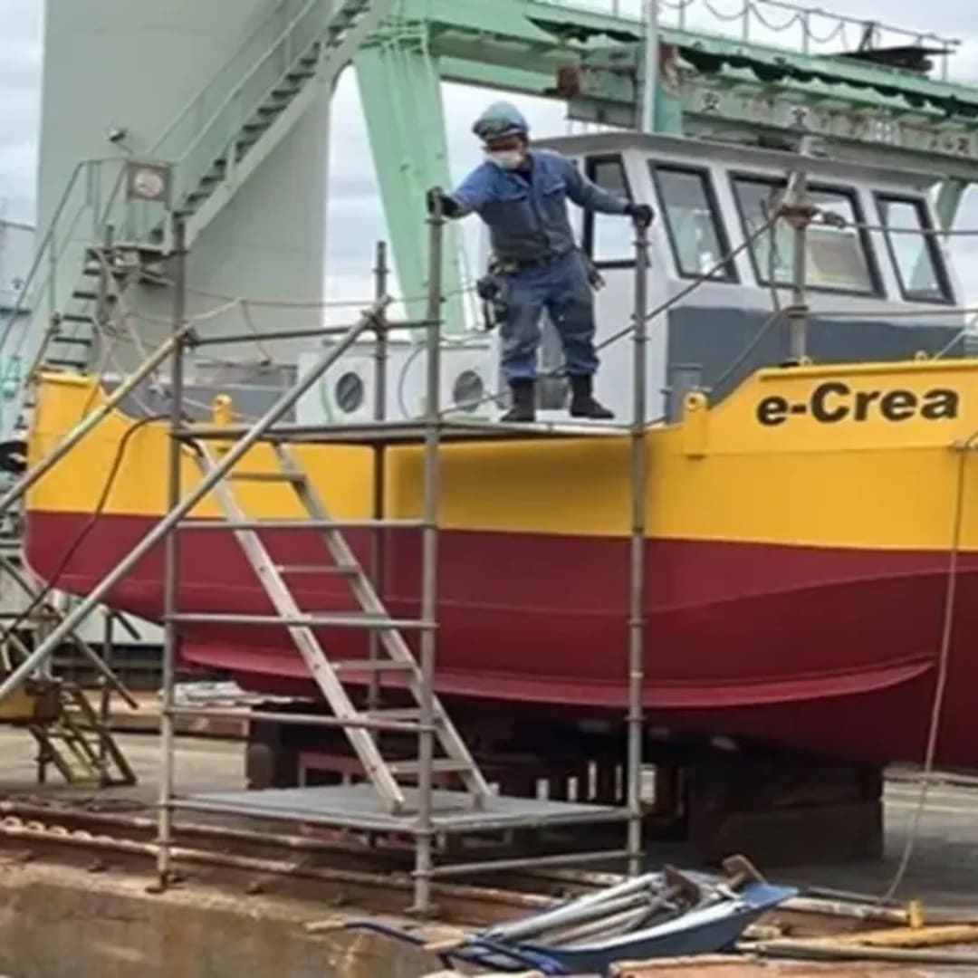 NYK Line Luncurkan Kapal Kerja Listrik Pertama untuk Kurangi Emisi Karbon