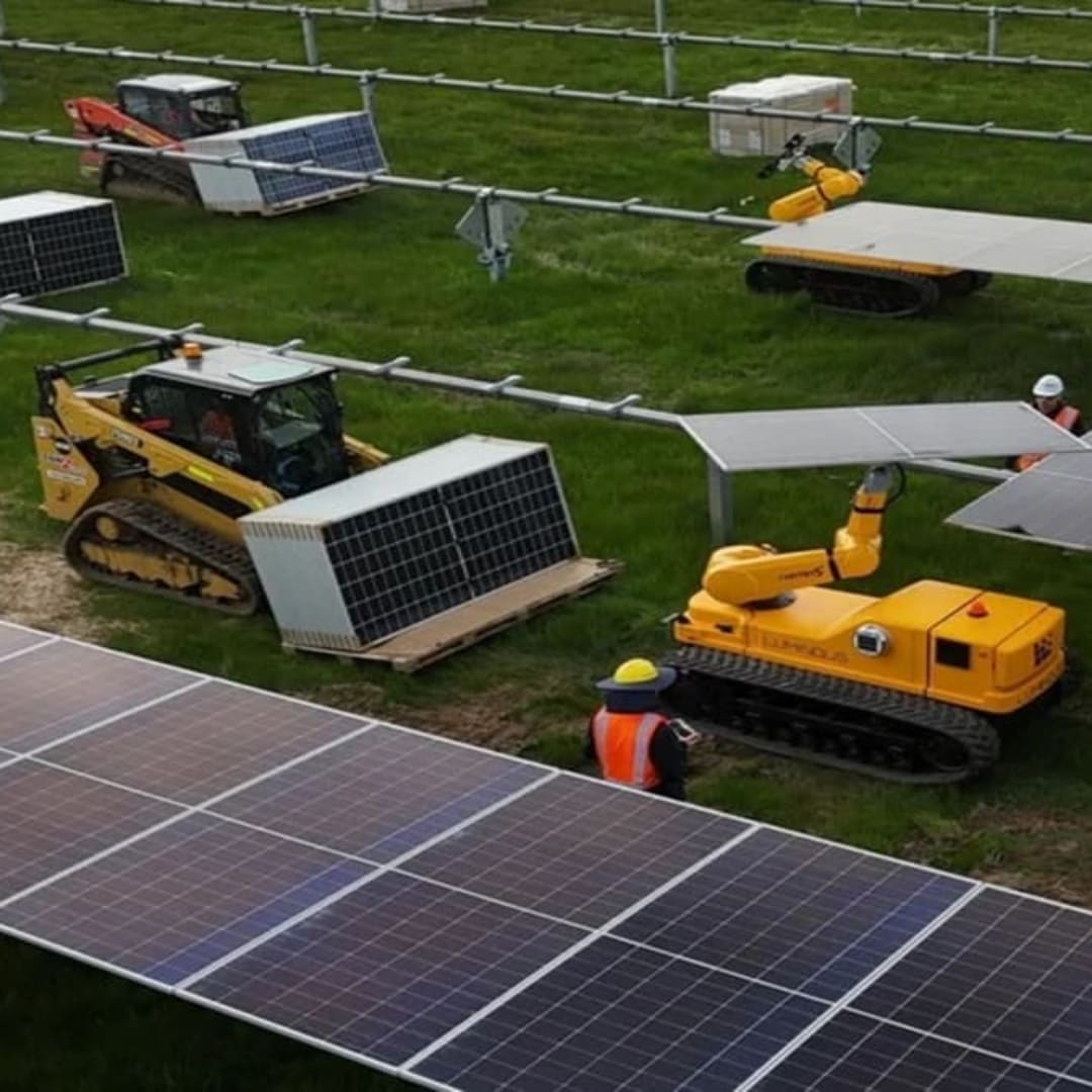 Robot Otonom Percepat Pembangunan Ladang Surya 250 MW di Australia