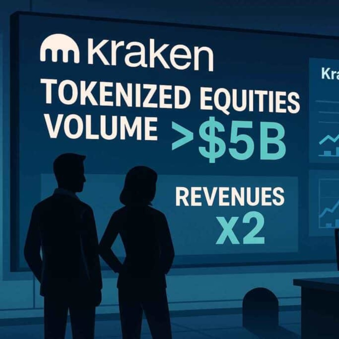 Kraken Sukses Raih Rp 82.22 triliun ($5 Miliar)  Perdagangan Token Saham Digital