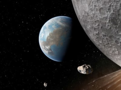 Dua Jurang Raksasa di Bulan Terbentuk Cepat Akibat Tabrakan Asteroid
