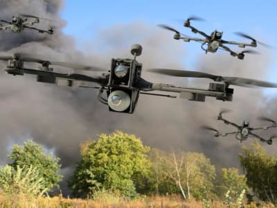Teknologi Ark Robotics Memungkinkan Kontrol Jarak Jauh Kawanan Robot Militer dengan Satu Pengontrol