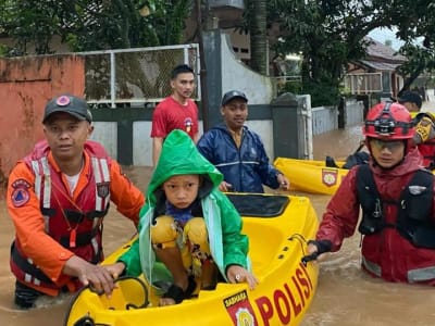 Banjir Rendam Ratusan Rumah di Cimanggung, BNPB Imbau Waspada