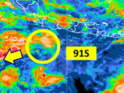 Waspada Cuaca Ekstrem Akibat Bibit Siklon 91S dan Aktivitas MJO di Indonesia