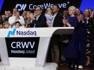IPO CoreWeave, Perusahaan AI Didukung Nvidia, Tutup Saham Flat di Pasar Nasdaq